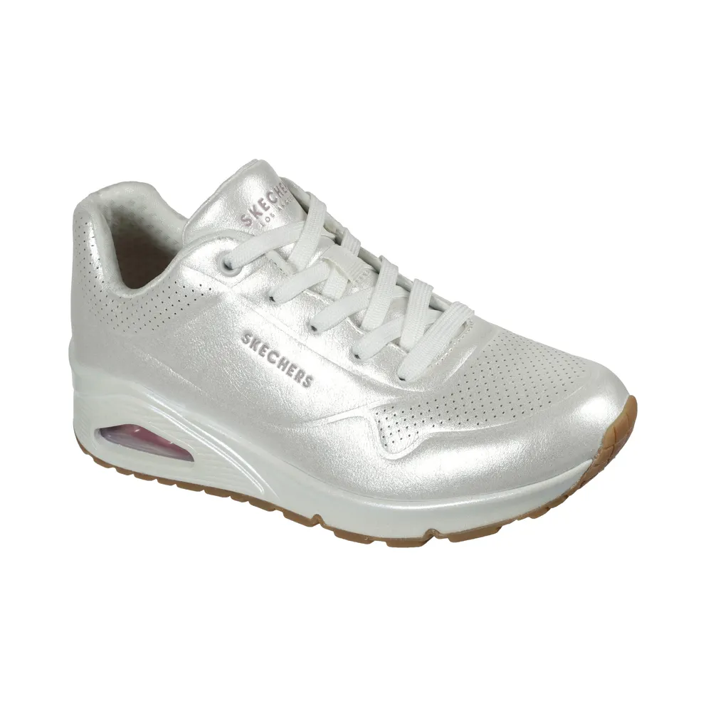 Skechers Uno – Pearl Queen – White – “White” (155174 WHT)