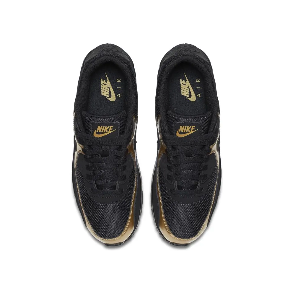 Nike Air Max 90 Ultra Essential Black/Black-Metallic Gold (537384-058)