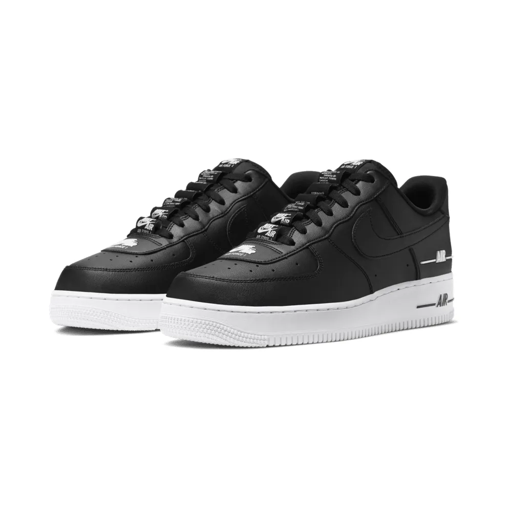 Nike Air Force 1 Low Double Air Low Black White Black/Black-White (CJ1379-001)