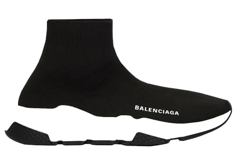 Balenciaga Speed Trainer Black White 2019 (W)