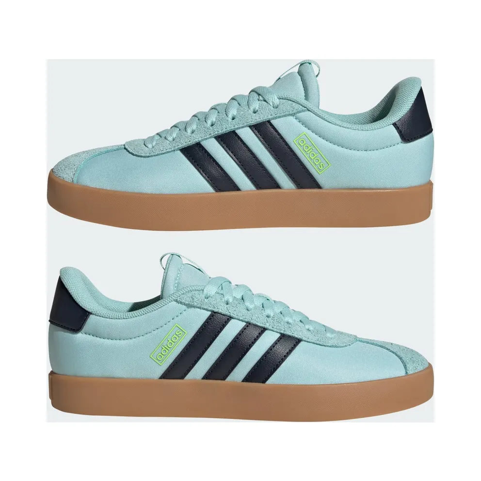 Adidas VL Court 3.0 Semi Flash Aqua / Aurora Ink / Lucid Lemon (JS2057)