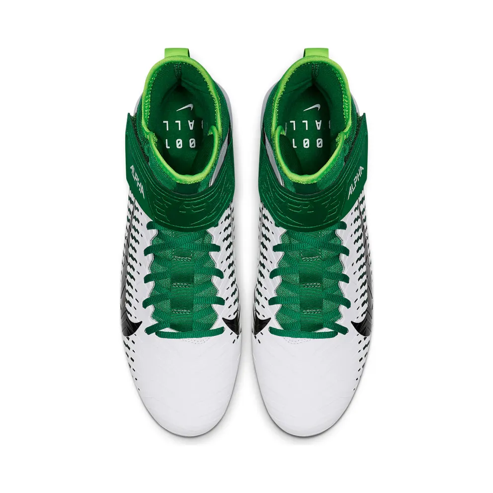 Nike Alpha Menace Pro 2 Mid White Pine Green White/Pine Green/Electric Green (AQ3209-106)