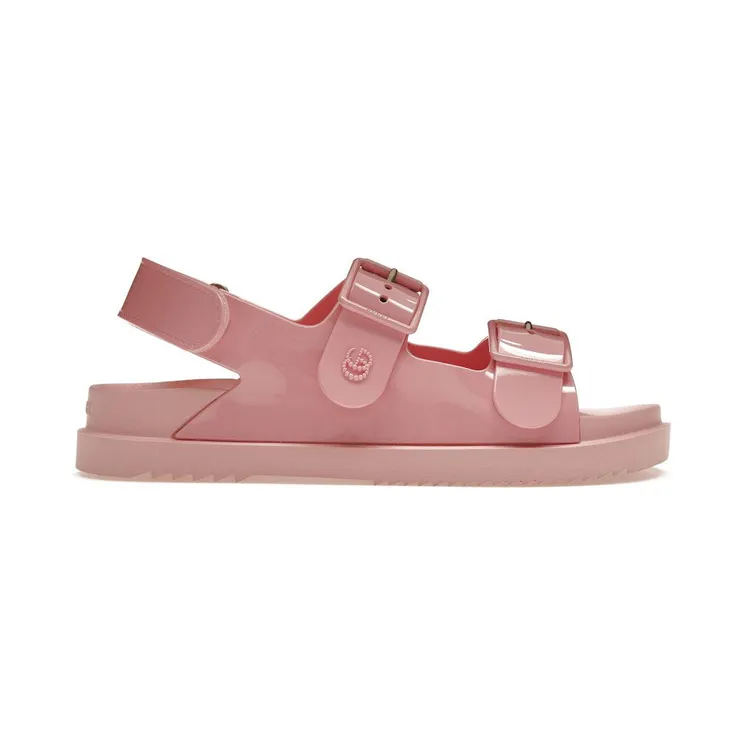 Gucci Mini Double G Sandal Pastel Pink Rubber (660243 J8700 5815)