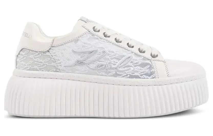 Karl Lagerfeld Sneakers met plateauzool – Zwart (KL42326)