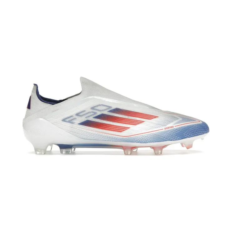 adidas F50 Elite Laceless FG Cloud White Solar Red Lucid Blue (IF8819)