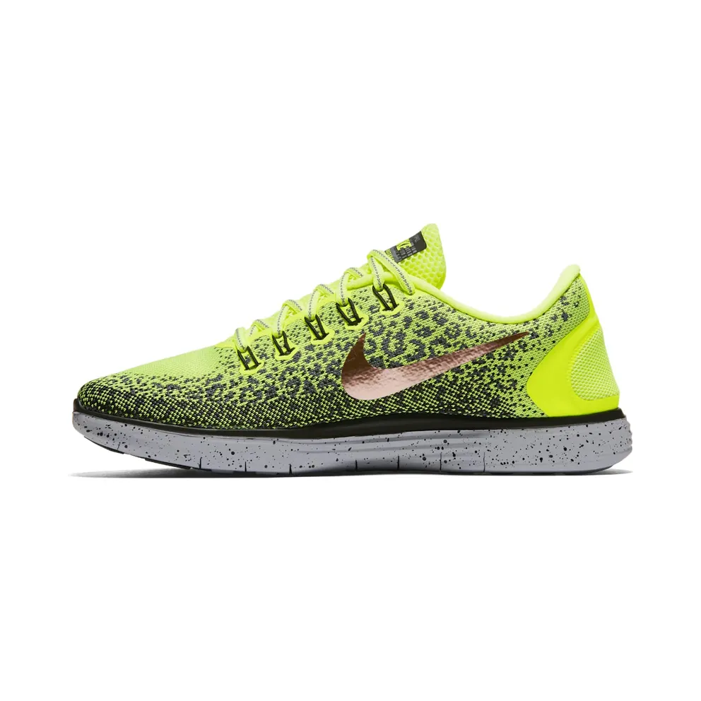 Nike Free Run Distance Shield Volt/Metallic Red Bronze-Dark Grey Volt/Metallic Red Bronze-Dark Grey (849660-700)