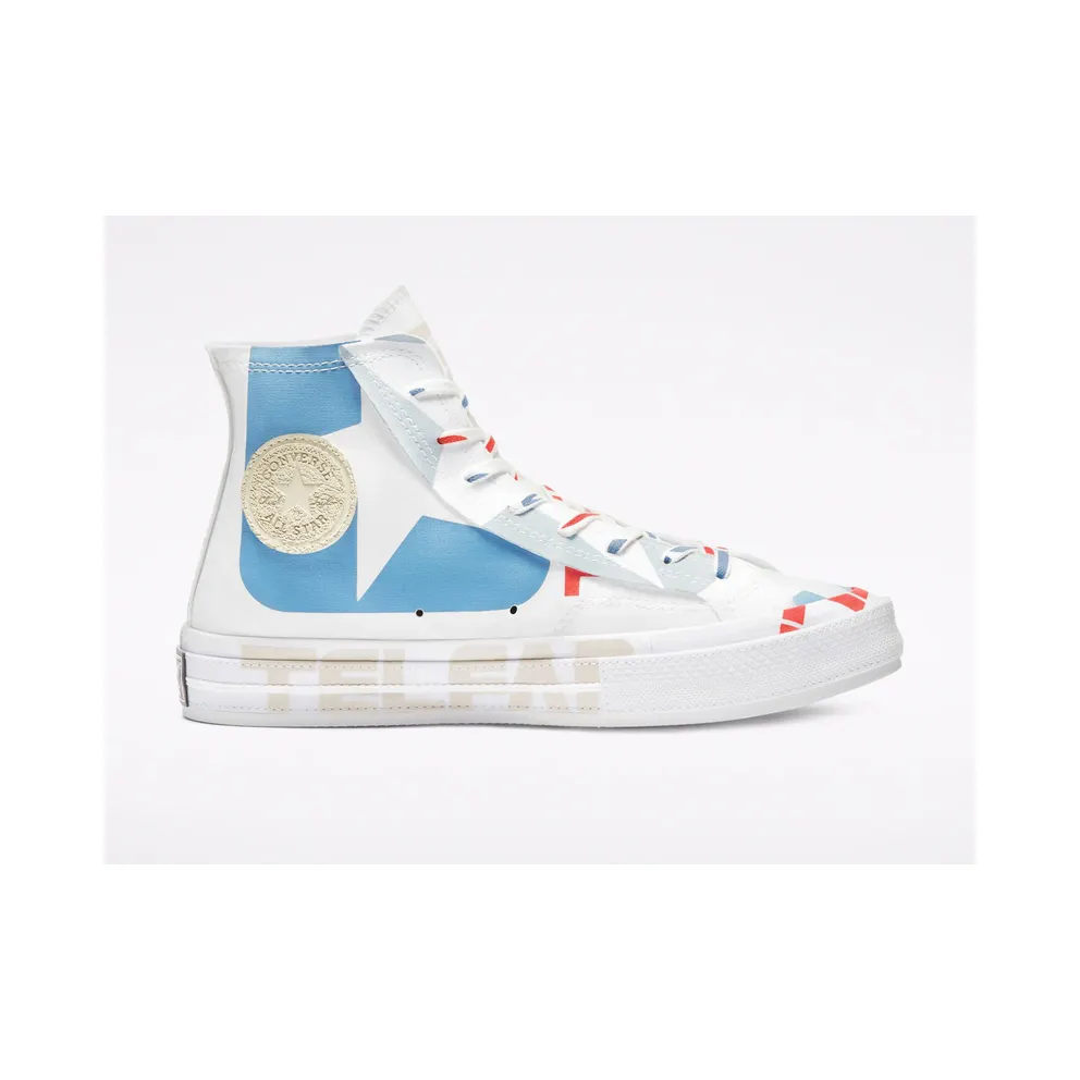 Converse Converse x TELFAR Chuck 70 High Top White/chili Pepper/black (169068C)
