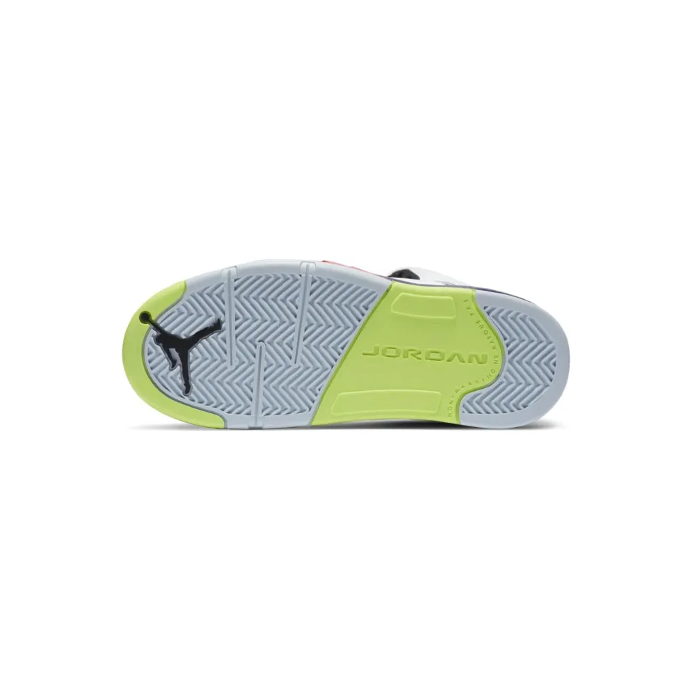 Jordan 5 Retro Alternate Bel-Air (PS) White/Court Purple-Racer Pink-Ghost Green (DB3026-100)