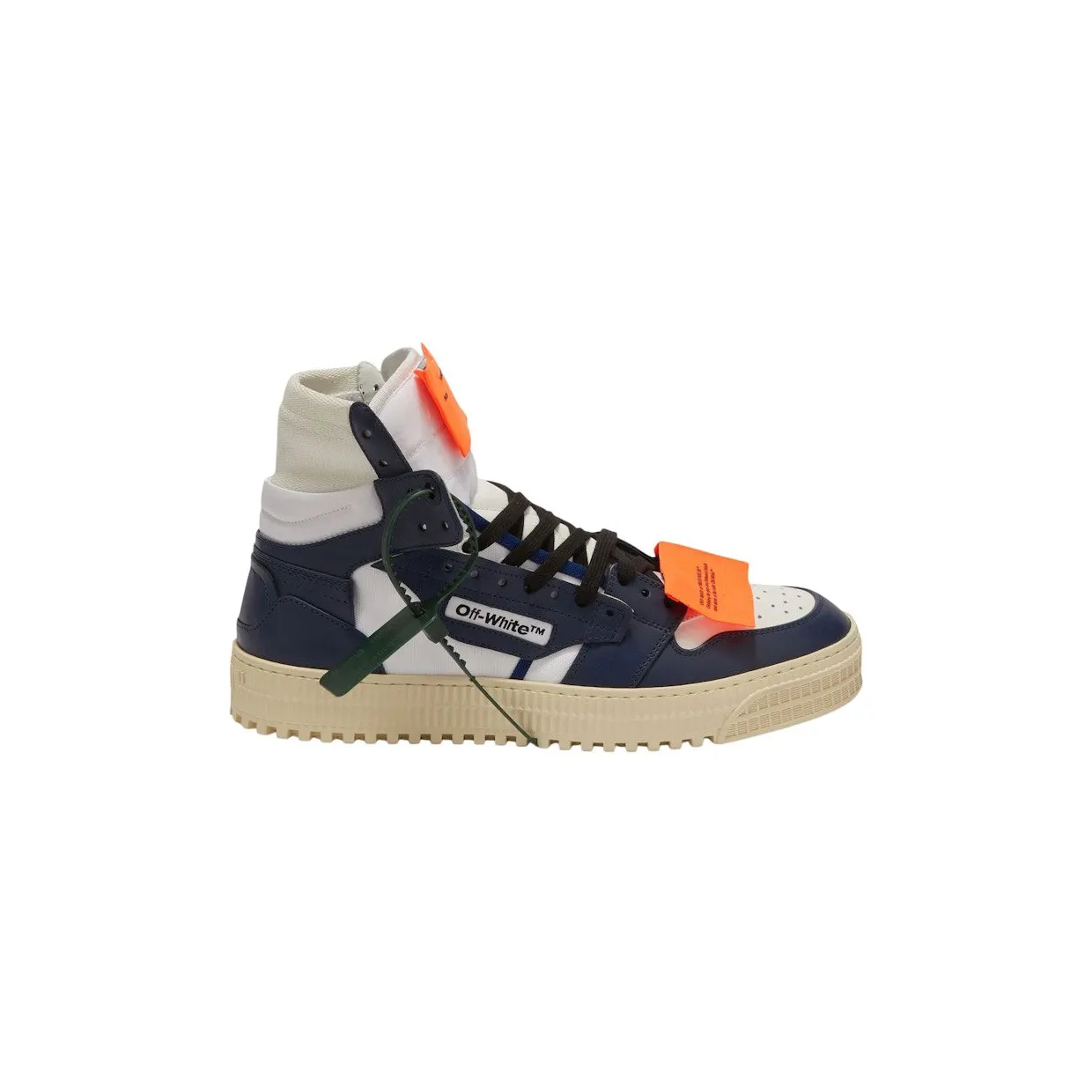 OFF-WHITE Off-Court 3.0 High White Navy Blue (FW22) (OMIA065F22LEA0010142)