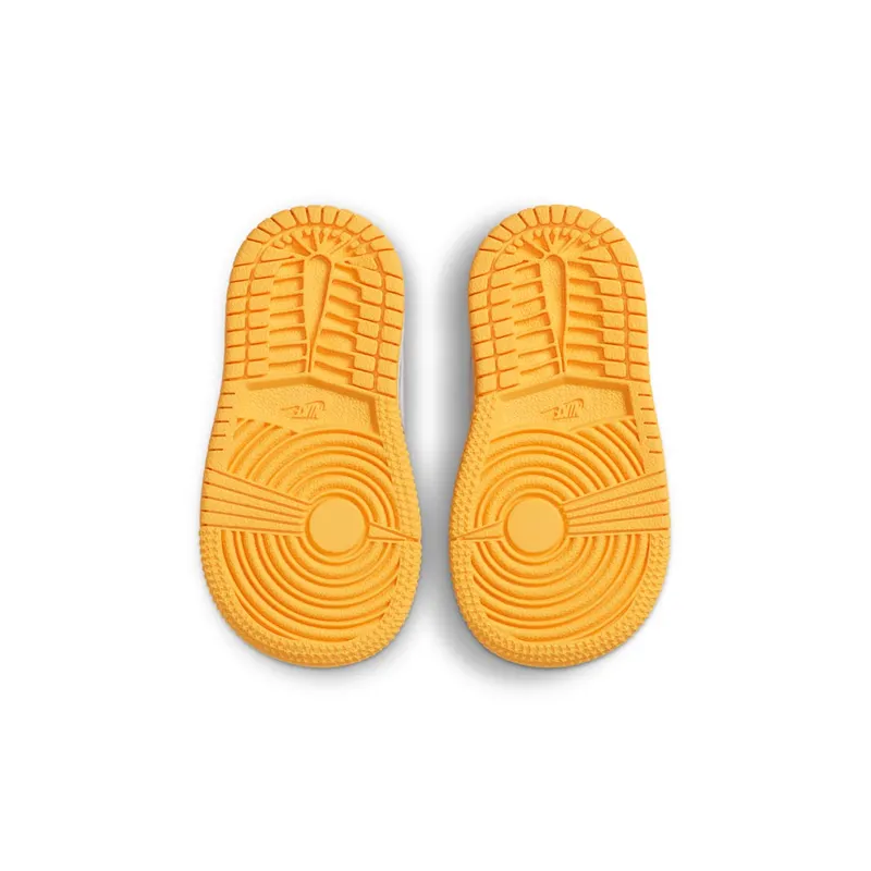 Jordan 1 Mid Black Laser Orange Bright Melon (TD) (644507-003)