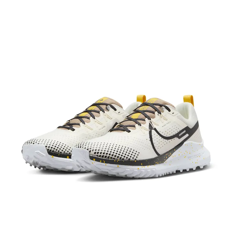 Nike React Pegasus Trail 4 Pale Ivory Black Yellow (DJ6158-100)