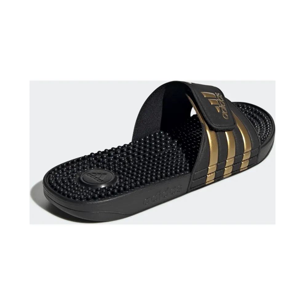 Adidas Adissage Slides Core Black / Gold Metallic / Core Black (EG6517)