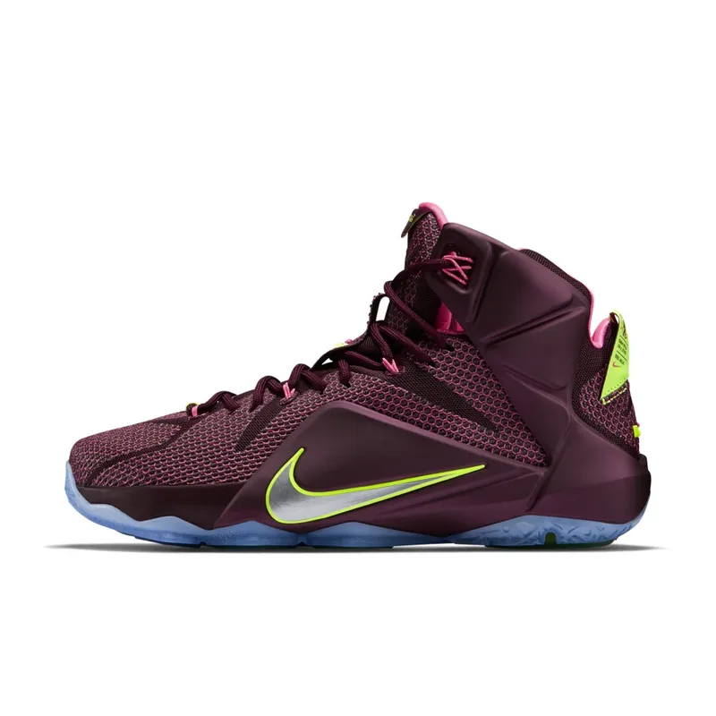 Nike LeBron 12 Double Helix Merlot/Volt/Pink Pow (684593-607)