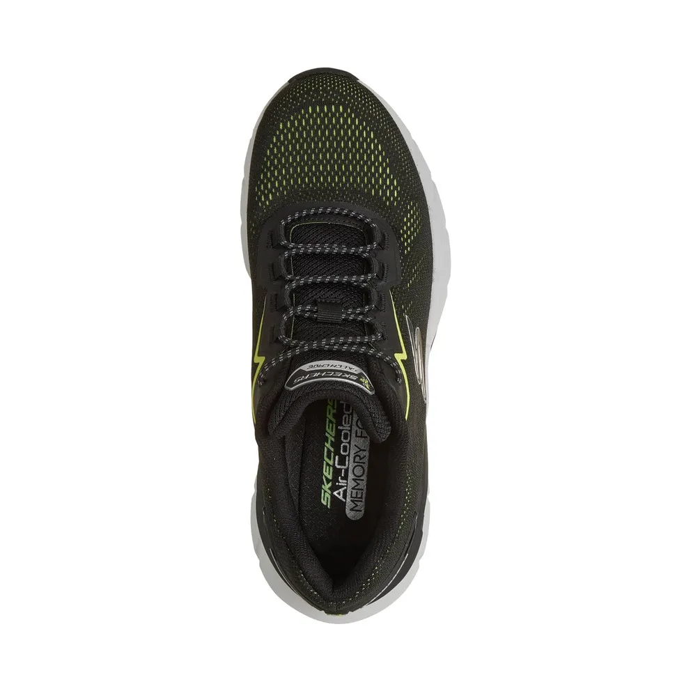 Skechers Skech Cage “Kariv Sneaker Black / Limoen” (233276BKLM)
