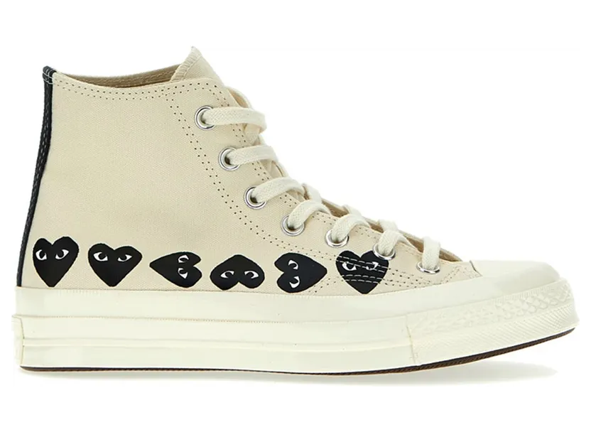 Comme Des Garçons Play X Converse “White/Black” (AZK1272)