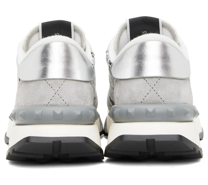 Valentino Garavani Silver Lacerunner Sneakers (XW2S0DY9FAK) (2)
