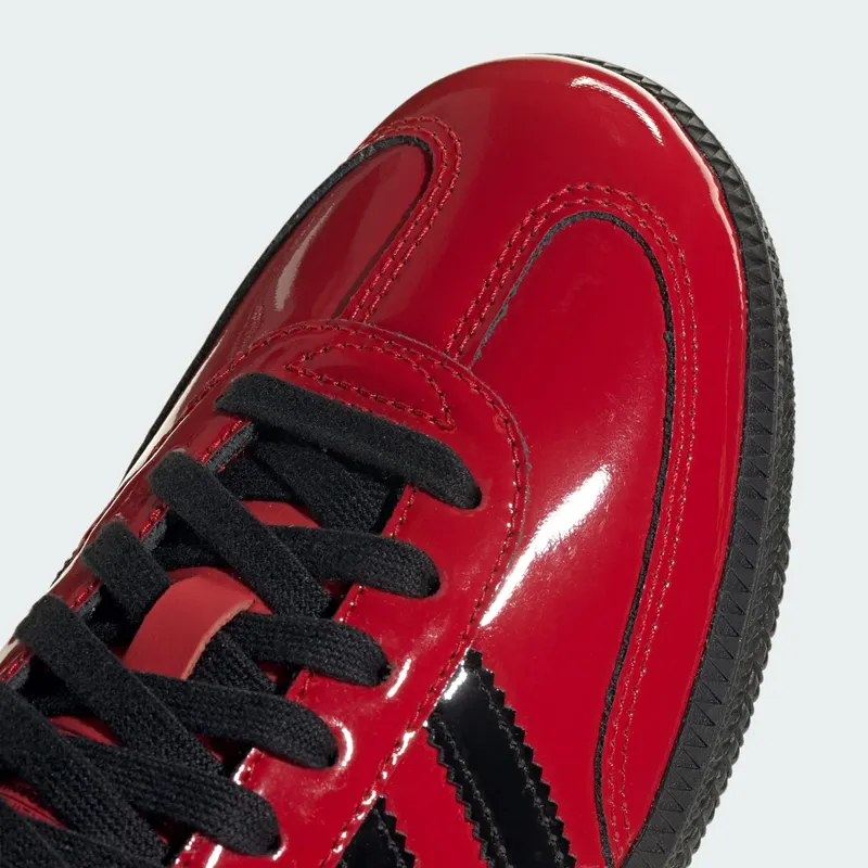 Adidas SAMBA OG “BETTER SCARLET BLACK PATENT” (IH3989)