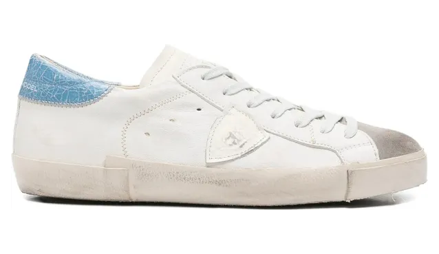 Philippe Model Mixage Logo Detail “White/Blue” (PRLU WX52)