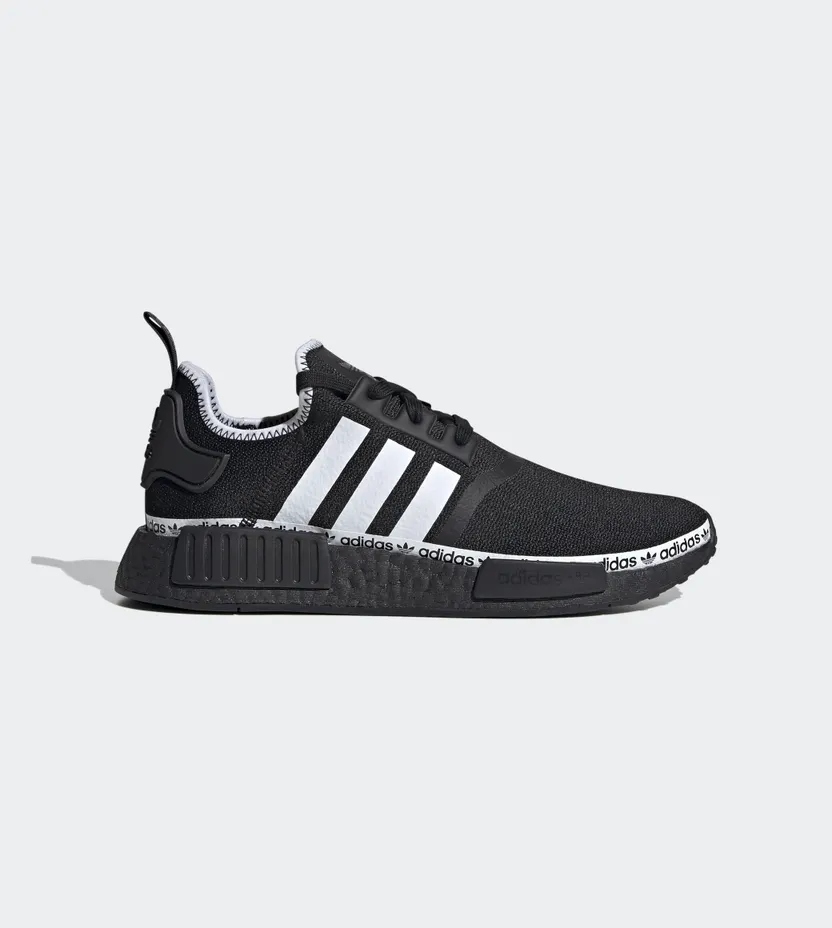Adidas NMD_R1 ‘Logo Strip – Core Black’ Core Black/Cloud White/Cloud White (FV8729)
