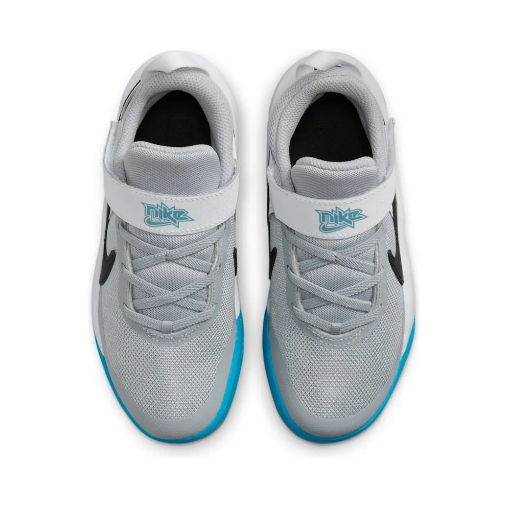 Nike Team Hustle D 10 Grey Blue Lightning (CW6736-104)
