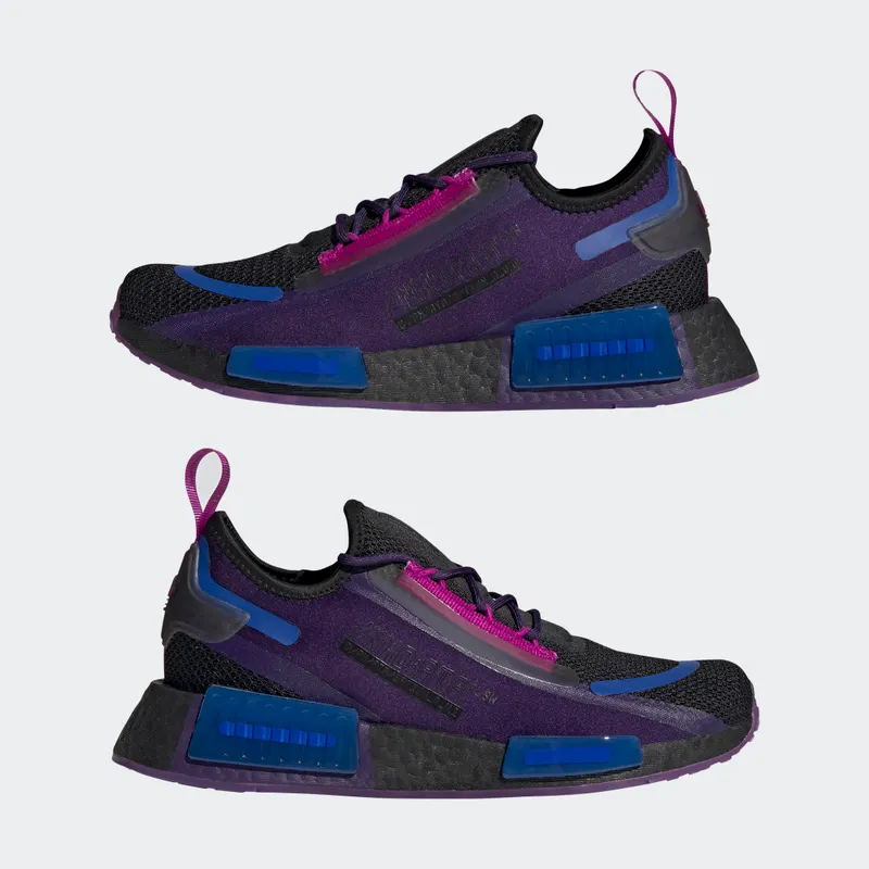 Adidas NMD_R1 Spectoo Core Black / Dark Purple / Bold Blue (GZ9287)