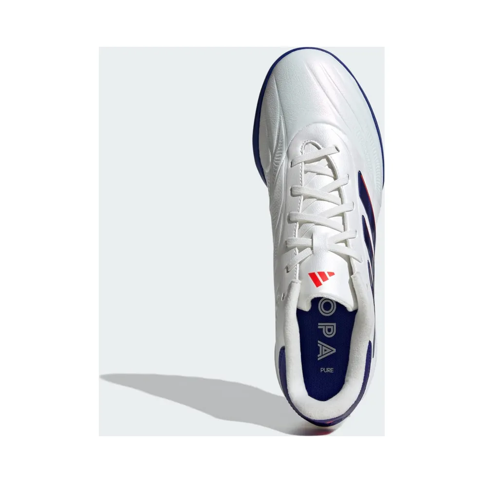 adidas Copa Pure 2 League Turf Cloud White Lucid Blue Solar Red (IG6407)