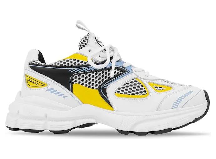 Axel Arigato Marathon Runner White Black Yellow Blue (93027)