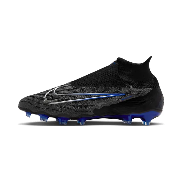 Nike Phantom GX Elite Gripknit DF FG Shadow Pack “Black / Hyper Royal / Chrome” (DC9969-040)