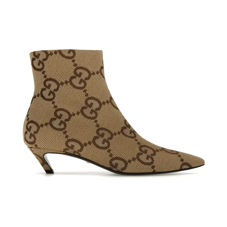 Gucci Low Heel Boots Beige (676555 UKO30 2582)