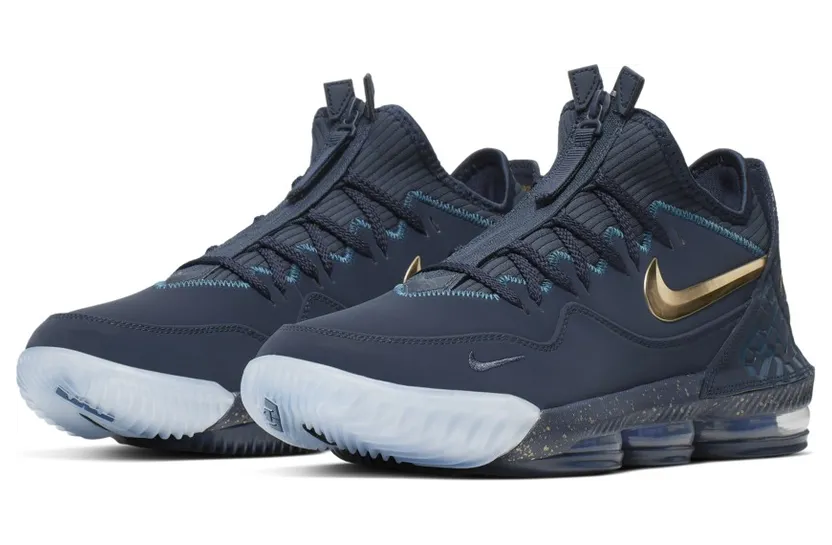 Nike Titan x LeBron 16 Low ‘Agimat’ Obsidian/Metallic Gold (CJ9919-400)