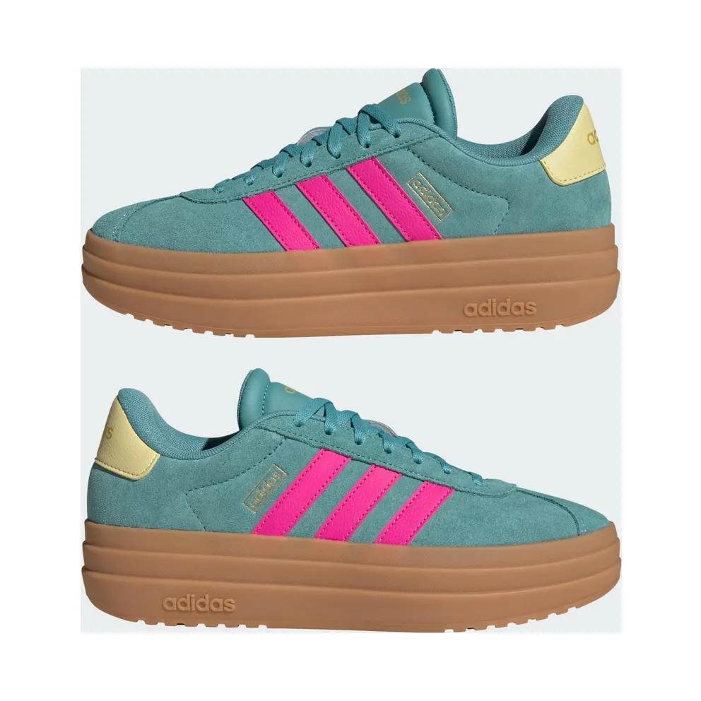 Adidas VL Court Bold Powder Teal / Shock Pink / Powder Yellow (JQ5634)