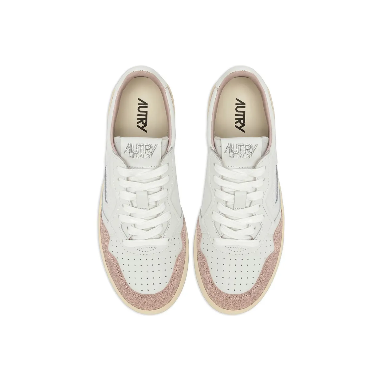 Autry Medalist Low Lace-up “White/Pink” (AULW PK06) (4)
