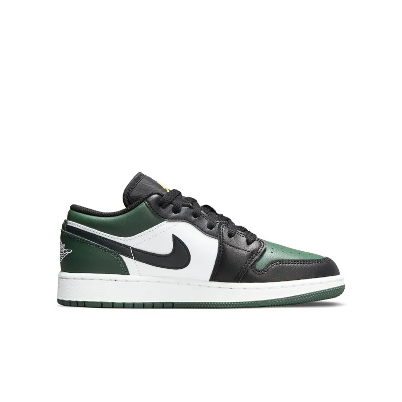 Air Jordan 1 Low Green Toe (GS) (553560-371)