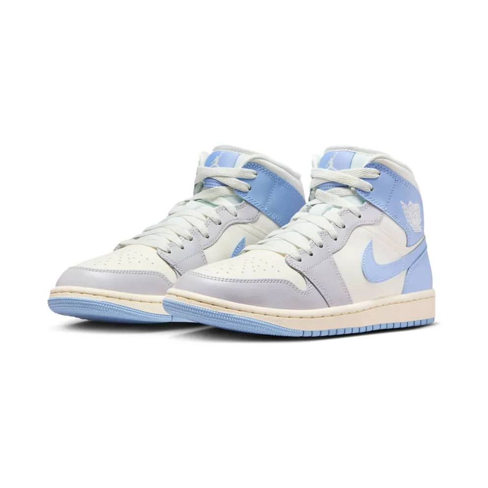 Air Jordan 1 Mid “Psychic Blue Sail Coconut Milk” (BQ6472-402)