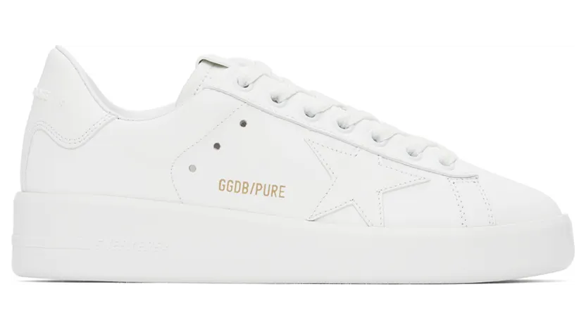 Golden Goose White Purestar Sneakers (GWF00197.F000541.10100)
