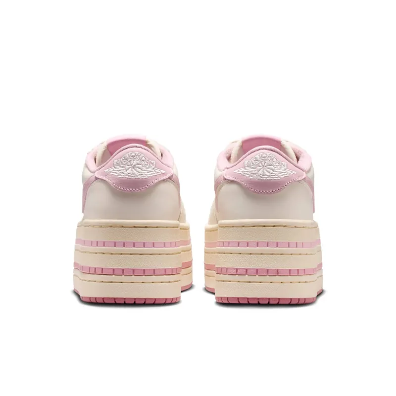 Jordan 1 Low Triple Stack Womens “Pale Ivory Iced Carmine” (HV8288-101)