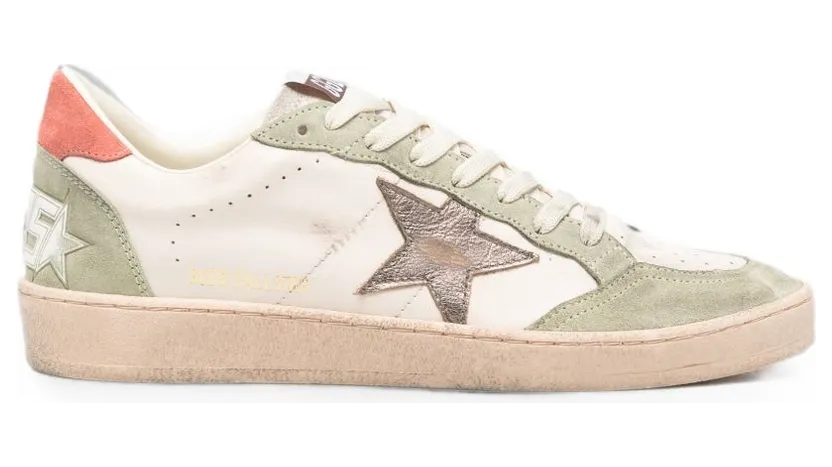 Golden Goose Ball Star Butter Grey/Sage Green Women’s