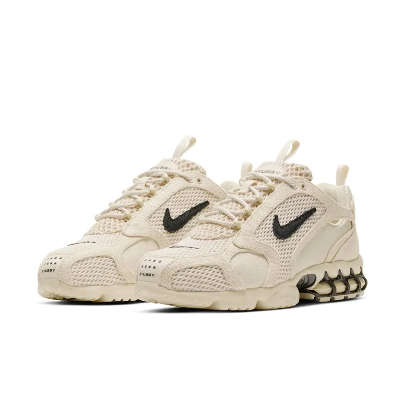 Nike x Stussy Air Zoom Spiridon Cage 2 Fossil (2020) (CQ5486-200)