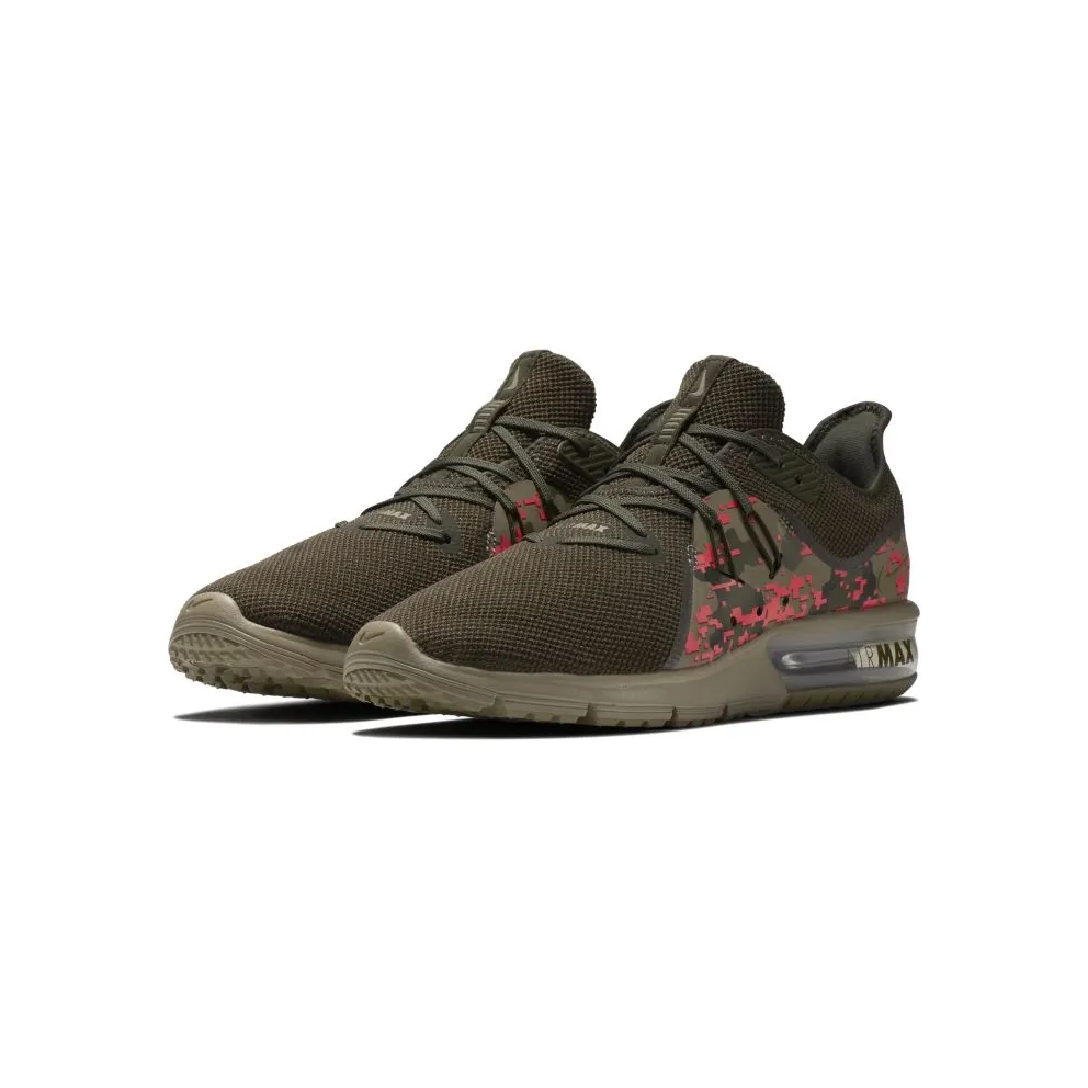 Nike Air Max Sequent 3 C Neutral Olive Neutral Olive/Cargo Khaki/Hot Punch (AJ0004-201)