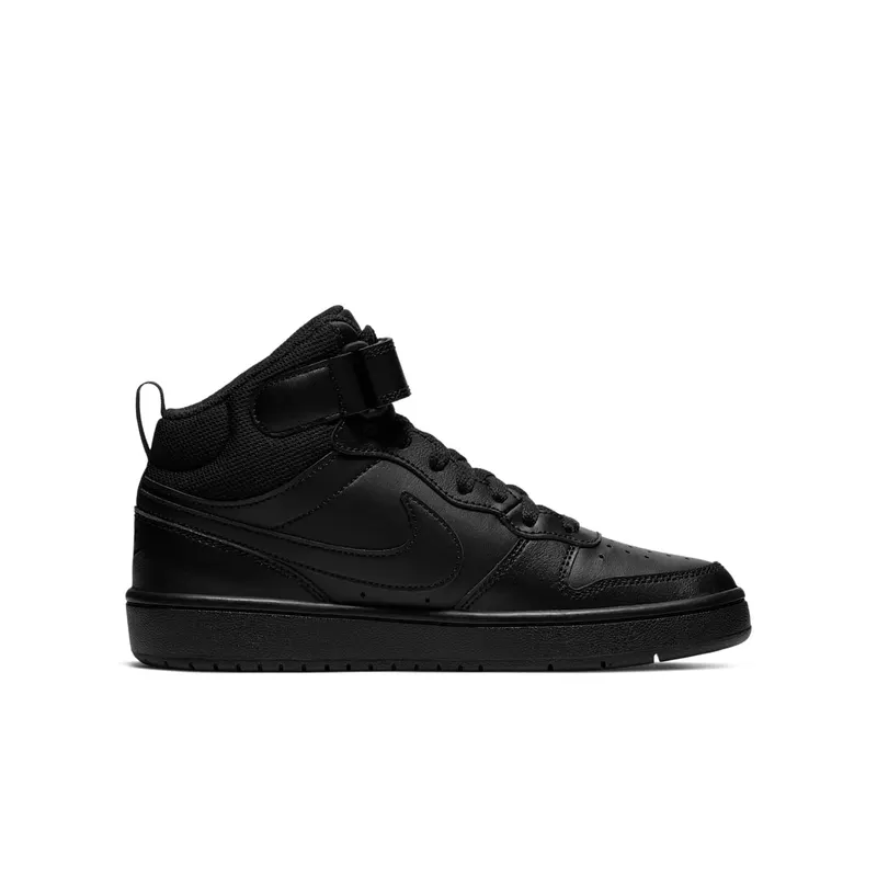 Nike Court Borough Mid 2 Older Kids’ Black (CD7782-001)