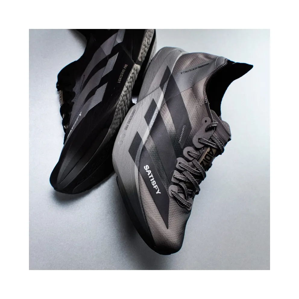 Adidas ADIZERO ADIOS PRO 4 SATISFY Core Black / Grey Five / Grey Three (KH8439)