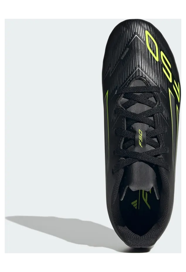 adidas F50 Club FG/MG Core Black Iron Metallic Lucid Lemon (JI0028)