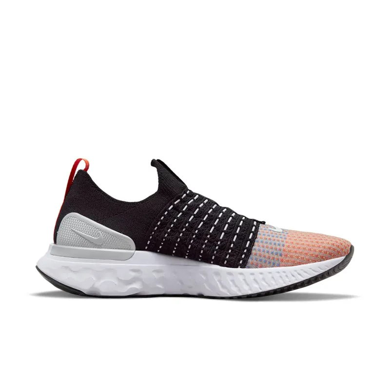 Nike React Phantom Run Flyknit 2 Black Team Orange (DQ7647-001)