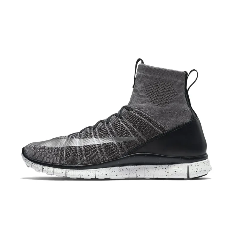 Nike Free Flyknit Mercurial Dark Grey Dark Grey/Silver-Black-Summit White (805554-004)