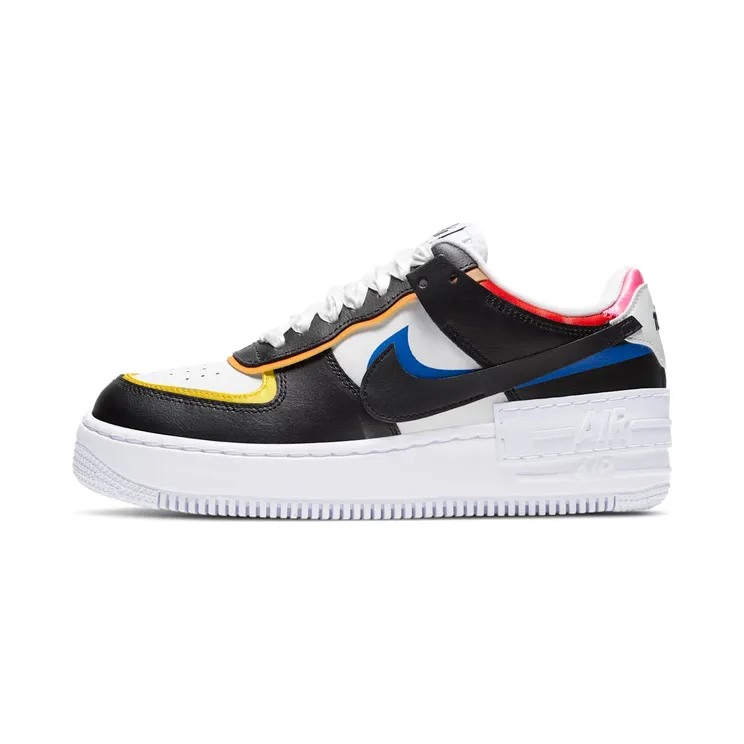 Nike Air Force 1 Shadow “White / Pink Glow / Chile Red / Black” (DC4462-100)