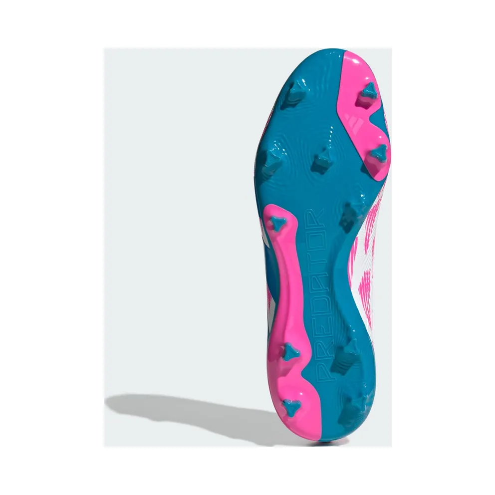 adidas Predator League Firm Ground Boots “Cloud White / Solar Blue / Solar Pink” (IG6262)