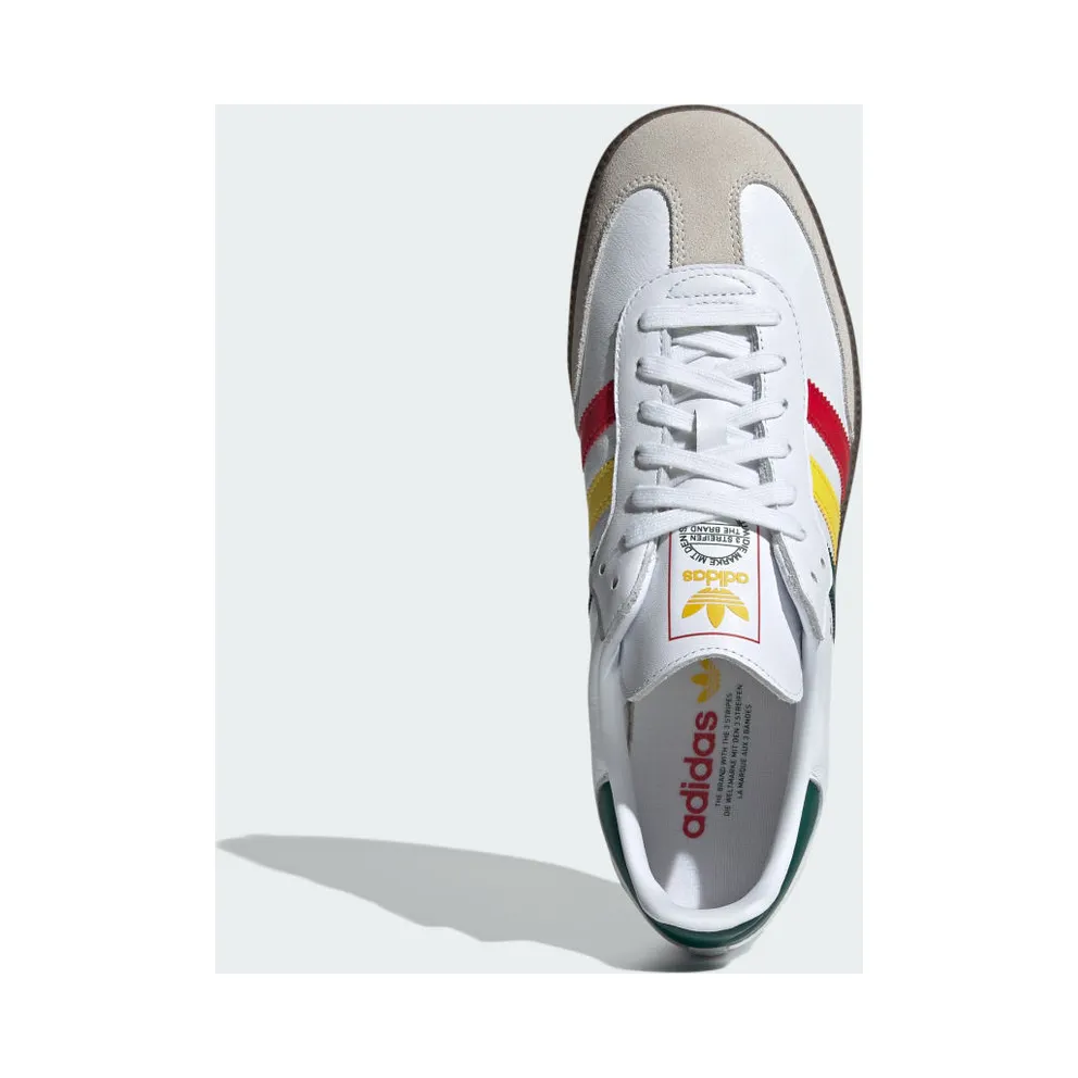 adidas Samba OG Cloud White / Yellow / Collegiate Green (IH3118)