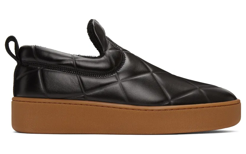 Bottega Veneta Brown ‘The Quilt’ Sneakers (639739 V02X0)