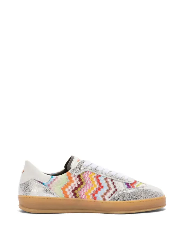 Missoni with metallic-effect and zigzagpatroon – Silver (MWL028)
