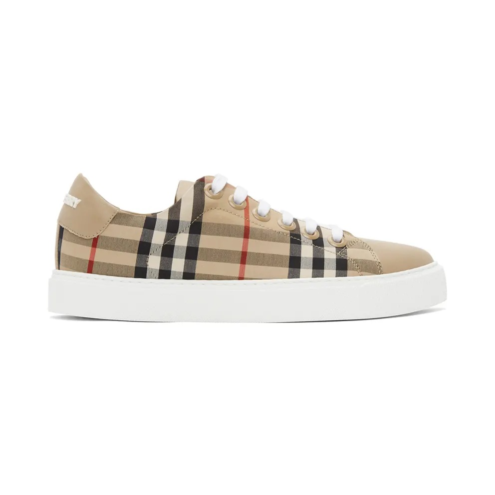 Burberry Beige Vintage Check Albridge Sneakers (8038866)